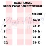 Unisex Shorts Size Chart