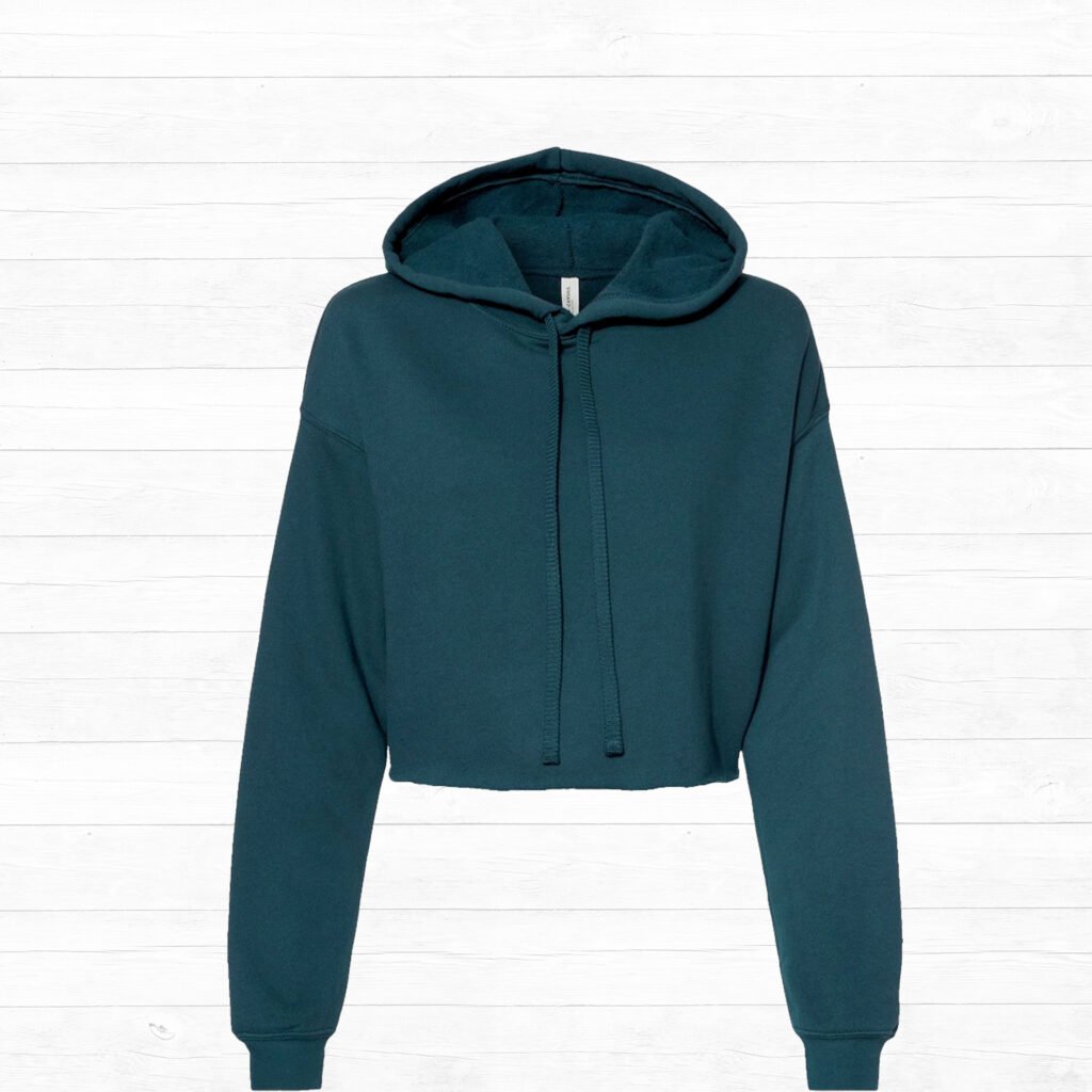 Atlantic Fleece Crop Hoodie