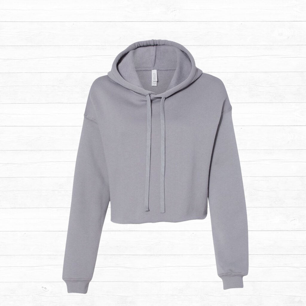 Storm Crop Fleece Hoodie