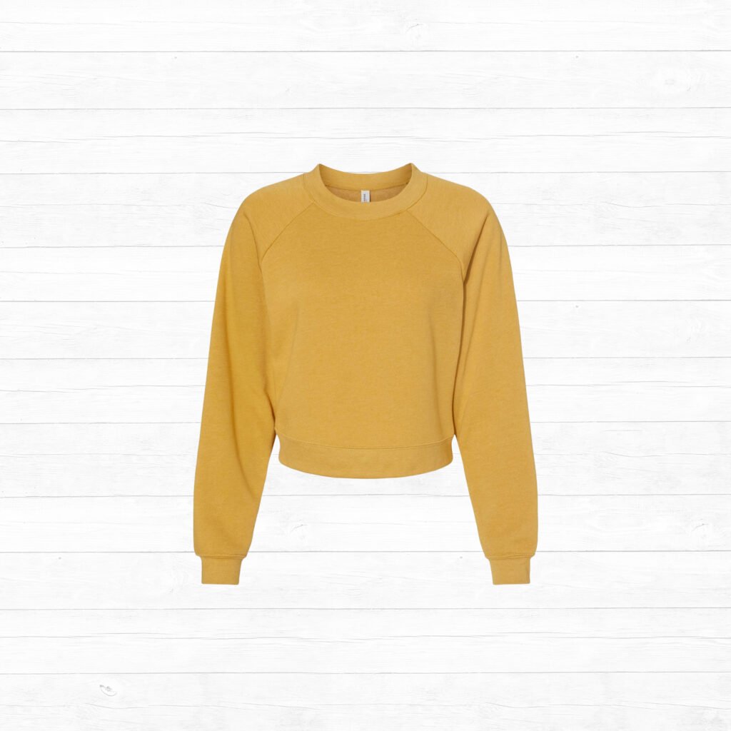 H. Mustard Raglan Pullover